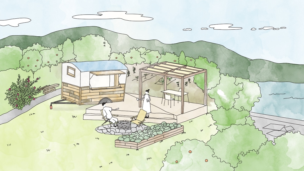 柔らかい雰囲気の手書き建築パースを描きます プレゼン資料やチラシの挿絵など幅広くご利用出来ます！ イメージ10