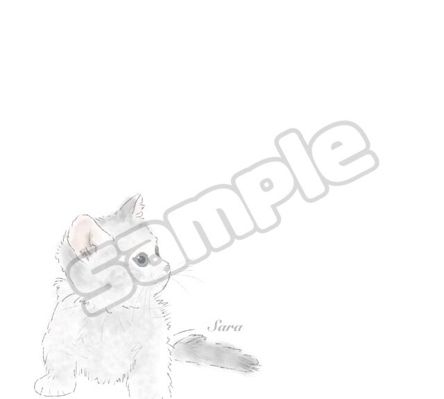 ペットのイラストオーダー受付ております 大好きなペットのお気に入りショットをイラストにいたします イメージ3
