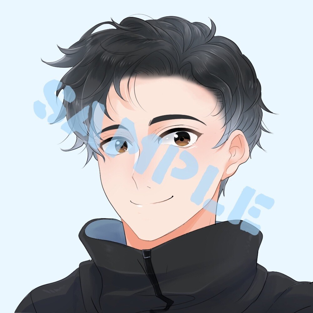SNS等に◎商用も可◎お好みのイラスト描きます かわいい〜綺麗めまで。オリキャラ、似顔絵風、SD風承ります◎ イメージ7