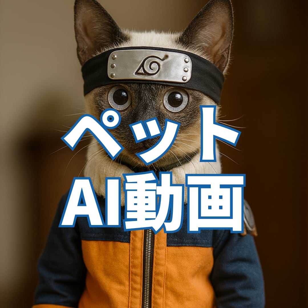 あなたのペットのAI動画作成いたします ペットをAI動画でおもしろ動画に！ イメージ1