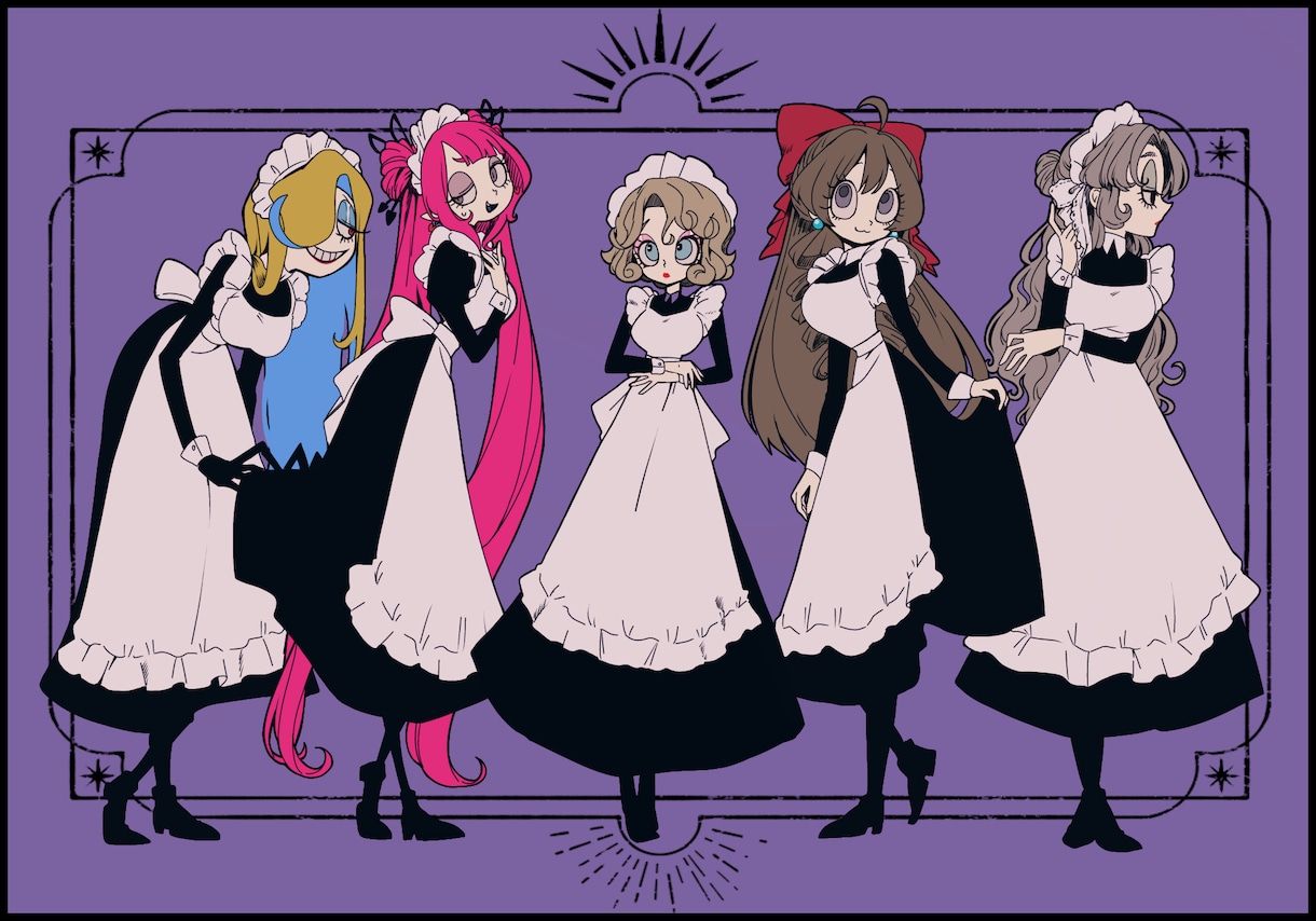 キャラクターやテーマに合わせてイラスト作成します アニメ画昭和風ｶｰﾄｩｰﾝ風色々描きます イメージ3