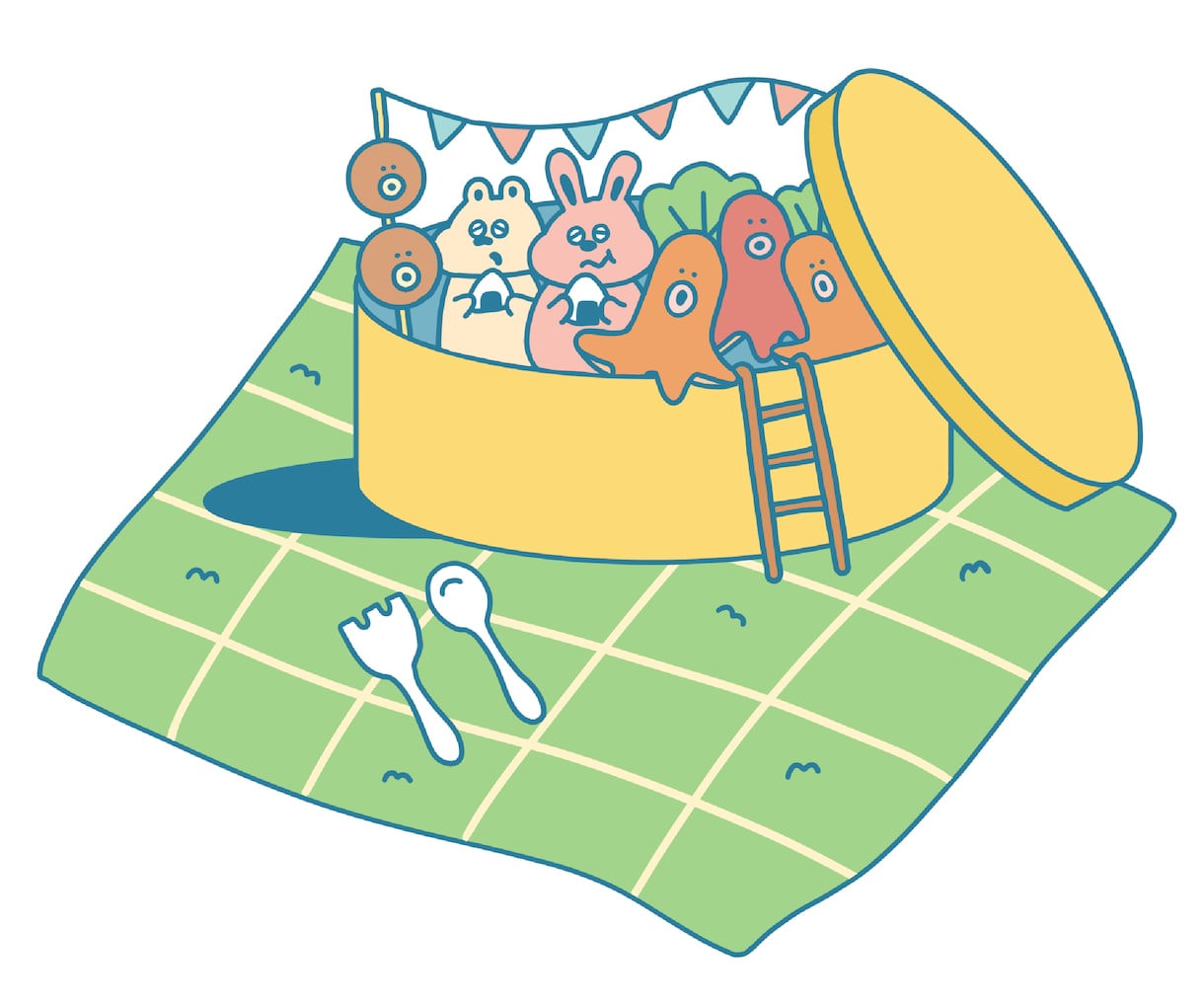 ゆる〜いイラスト描きます ユーモアたっぷり可愛いオリジナルイラスト届けます イメージ7
