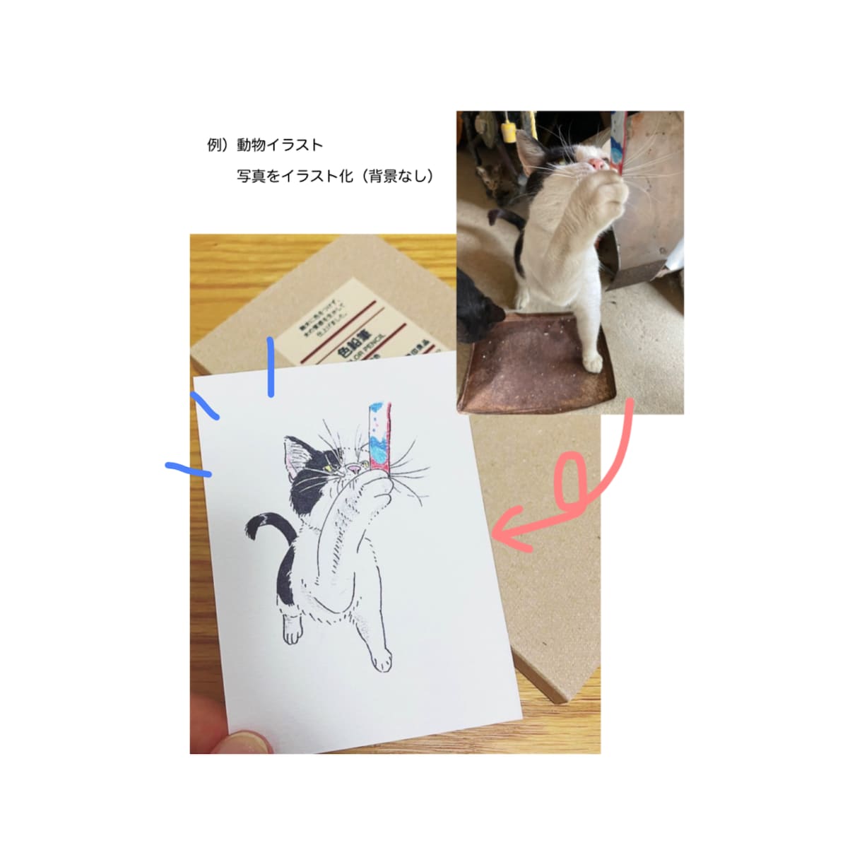 動物や人の似顔絵を描きます アイコンやプレゼントなどにご活用ください(^^) イメージ3