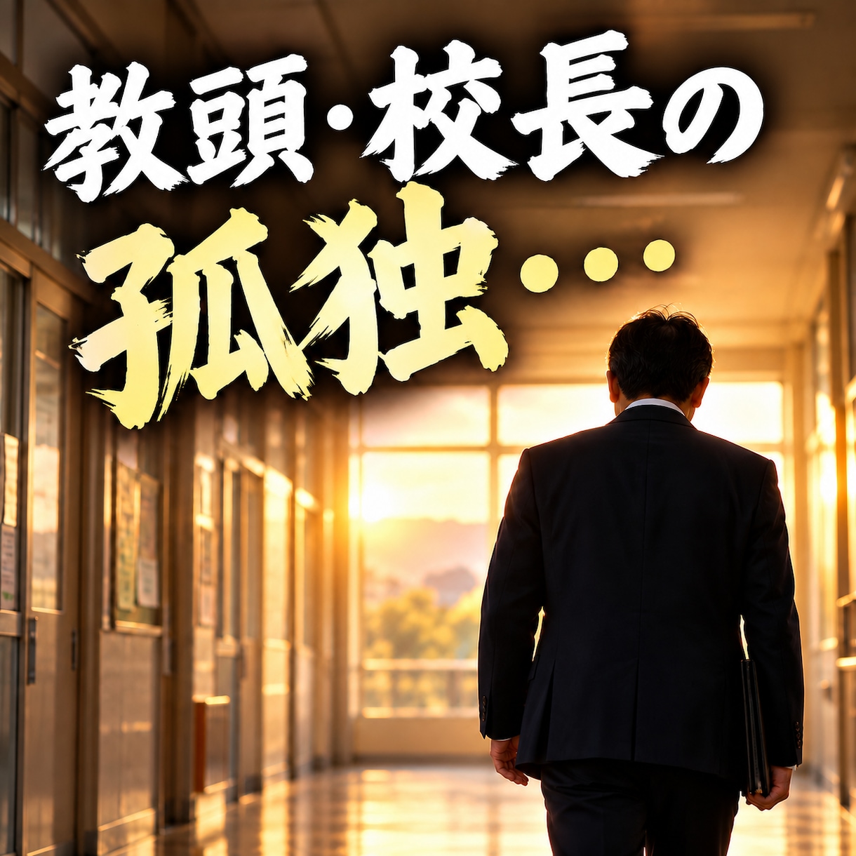 孤独な教頭・校長の悩みを元校長が聴きます 管理職だからこそ、誰にも言えない悩みがある イメージ1