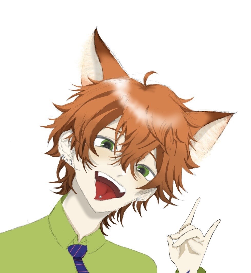 アニメ風男の子のイラストを作成致します アニメ風の男の子、犬耳、猫耳などの獣人を描くのも得意です！ イメージ3