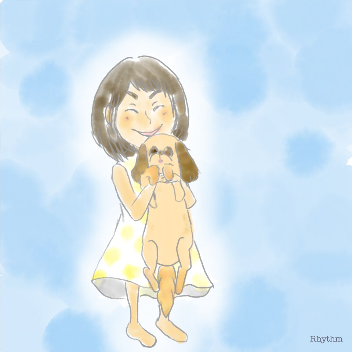 柔らかいタッチの似顔絵を描きます 思わず笑顔になれる優しい雰囲気◎ イメージ1