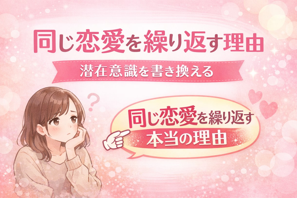 あなたが何度も落ちてしまう苦しい恋を終わらせます 潜在意識からその恋愛パターンを変えます イメージ3