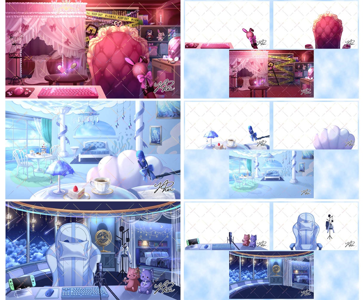 背景イラスト制作いたします VTuber/ゲーム/IRIAMなどの背景にぴったり！ イメージ7