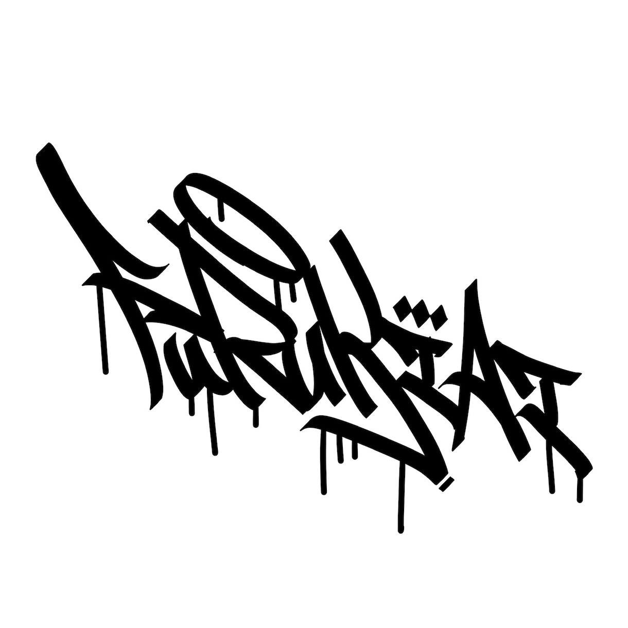 HIPHOP調のサイン・ロゴを作成します タグ、タギング、ストリートアート、個性的なサイン イメージ3
