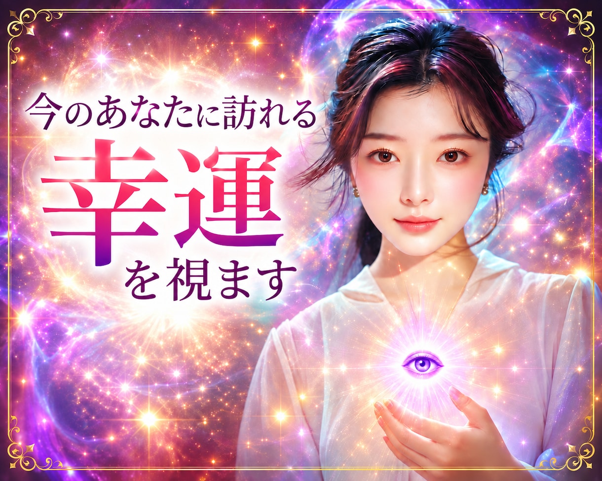 今のあなたに訪れる幸運を視ます 幸せの流れとタイミングを丁寧に紐解きます イメージ1
