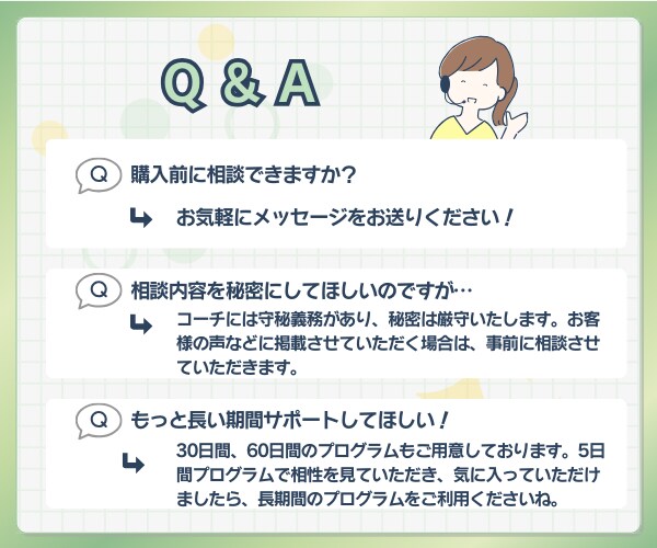 5日間◇続かない…を卒業！習慣化をサポートします 三日坊主から脱出して、“新しい自分”に会ってみませんか？ イメージ7