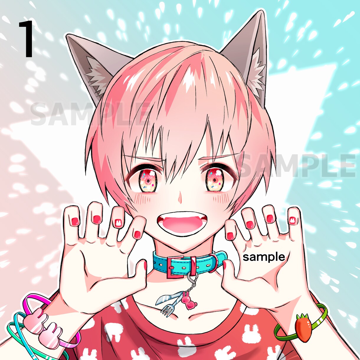 SNSアイコンをお描きします 表情豊かなキャラクターをお届けします。 イメージ2