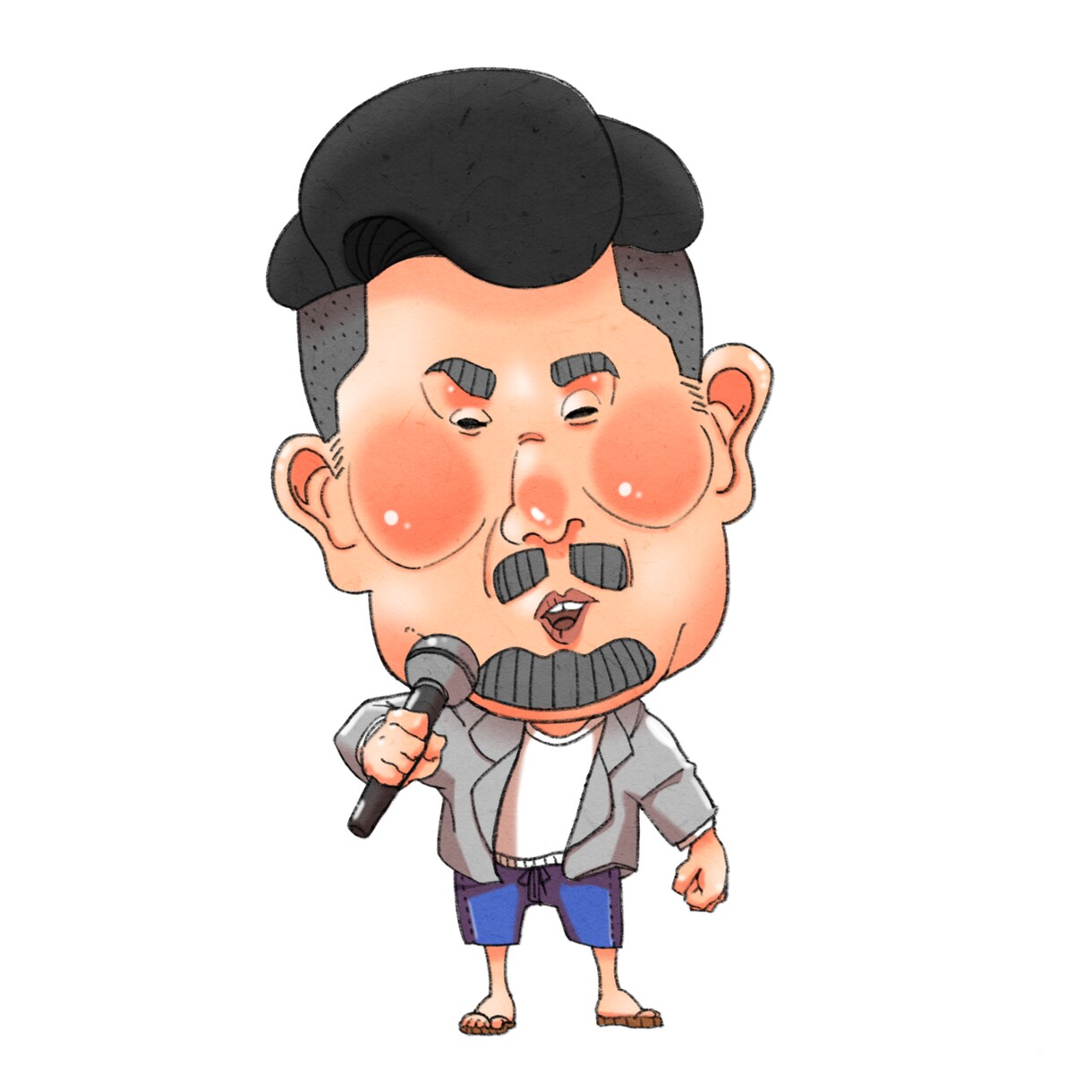 似顔絵を作成します プレゼント用からビジネス用まで幅広い似顔絵を！ イメージ1