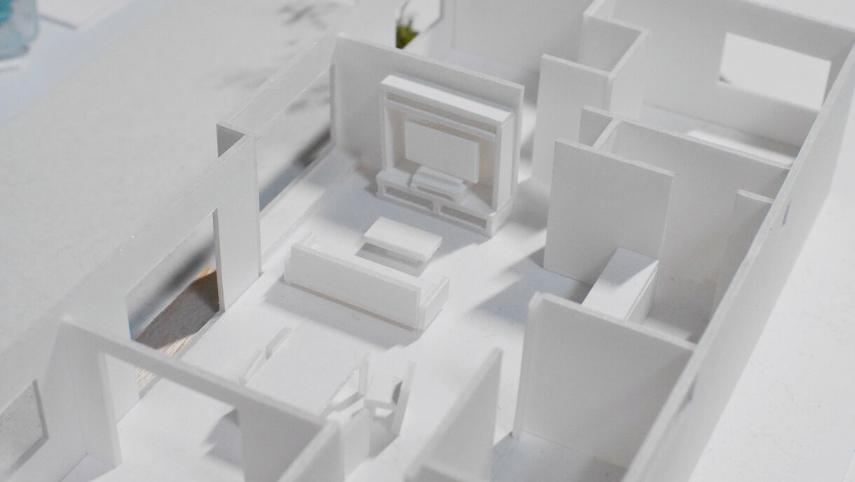 住宅設計のプレゼンで空間を模型で製作致します 図面だけでは伝わりきらない思いを模型で形にできます イメージ7