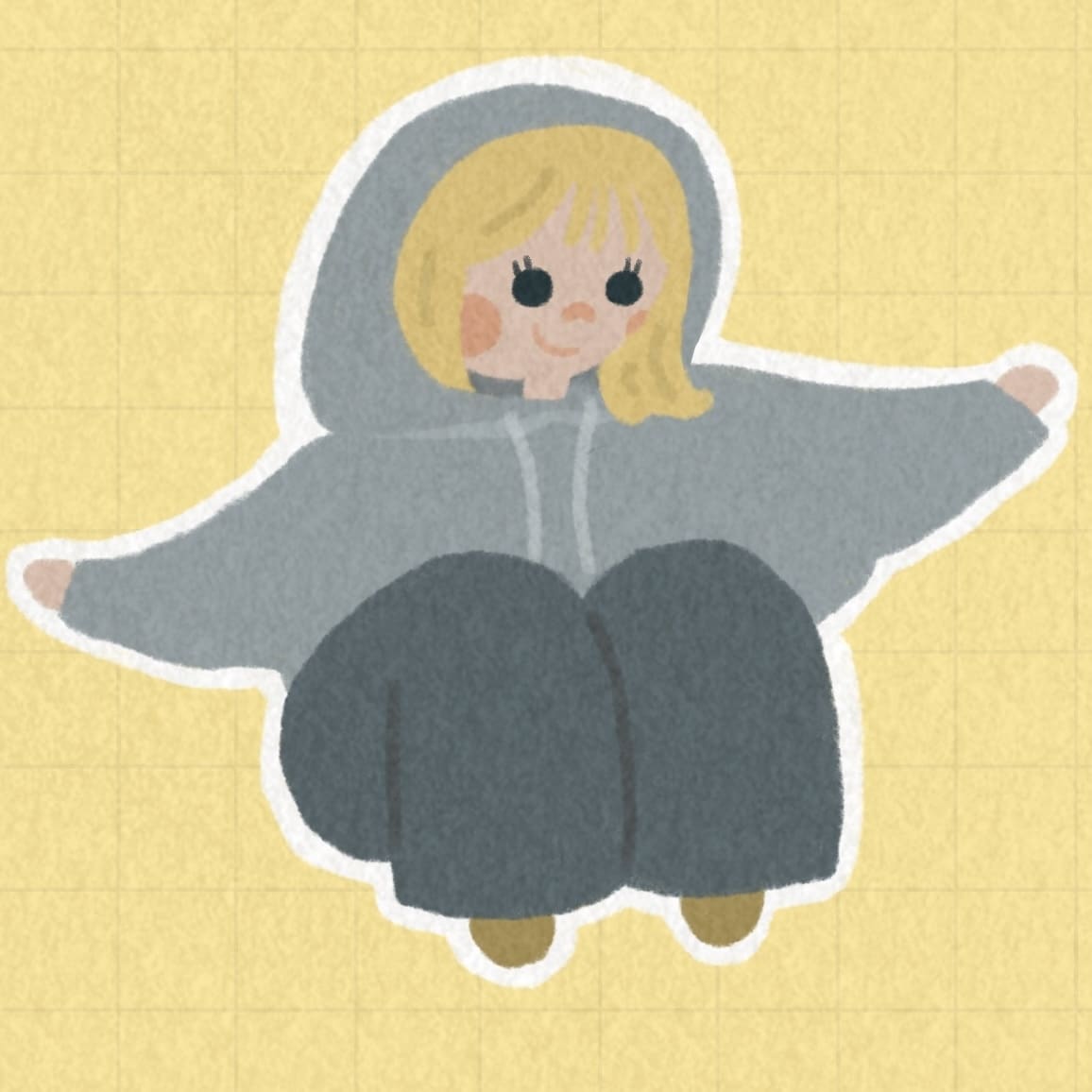 ゆるかわいい人物絵描きます ほっと癒される、手描きのあたたか似顔絵アイコン イメージ1