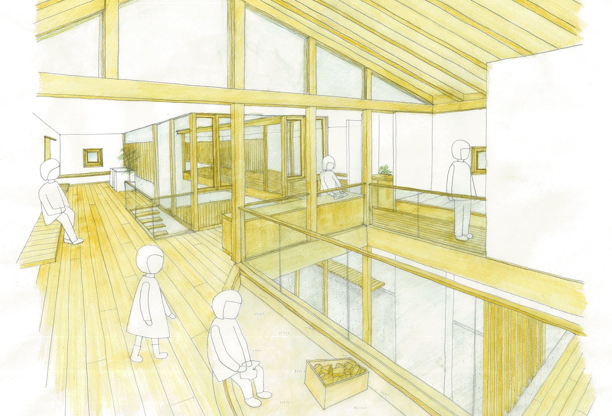 手描きパースを作成します 【設計事務所勤務5年のスタッフがお手伝い】 イメージ1