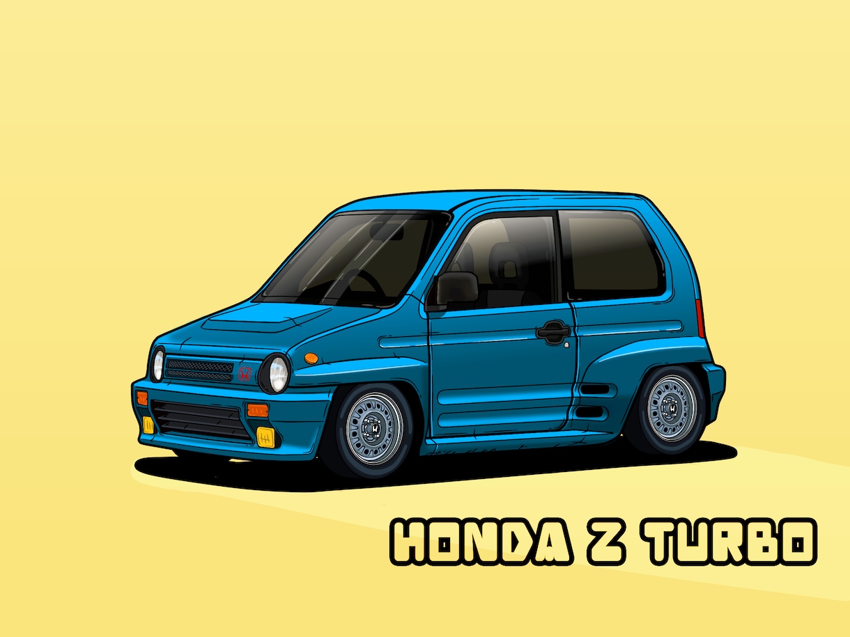 あなたの愛車、大好きな車を描きます スタンダードプラン（内装やナンバープレート無し） イメージ6