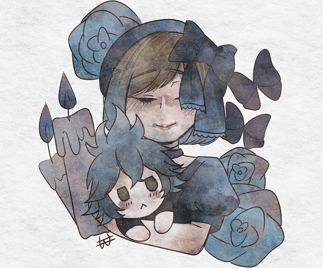 修正無制限！儚い世界観イラストお描きします アイコンやサムネイルに！儚い世界であなたの“好き”を描きます イメージ2