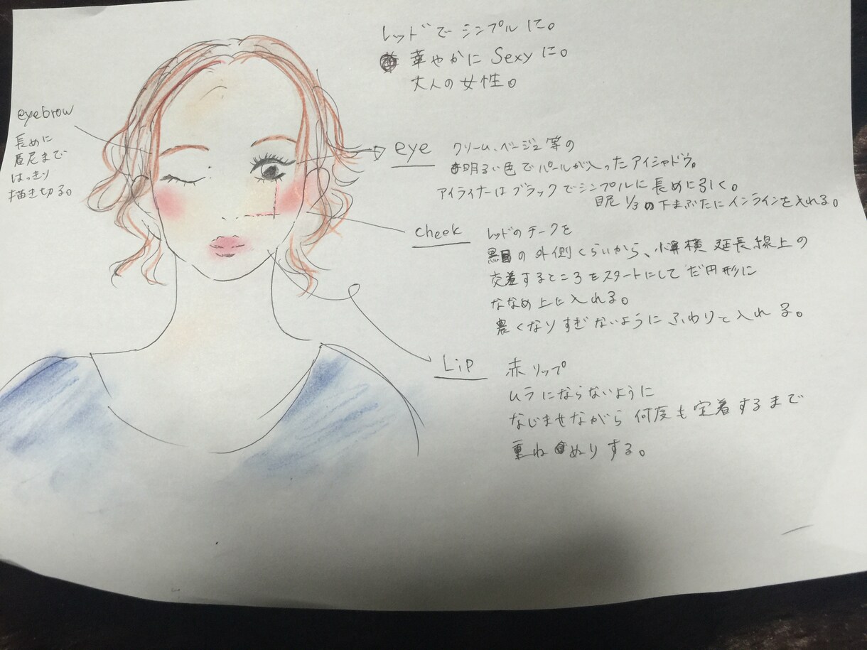 どんなヘアメイクをしたらいいのかわからない貴方にヘアメイクアドバイスシートを作成します❤︎ イメージ1