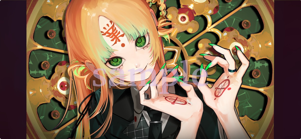 あなただけの歌ってみた・MVイラストを描きます 綺麗め女の子、ダークな雰囲気が得意です✨ イメージ7