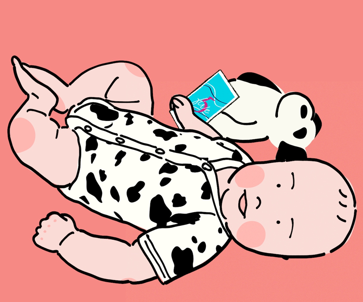 写真をもとにお子さまの似顔絵イラストを描きます シンプルでポップな、飾りたくなるイラスト イメージ1