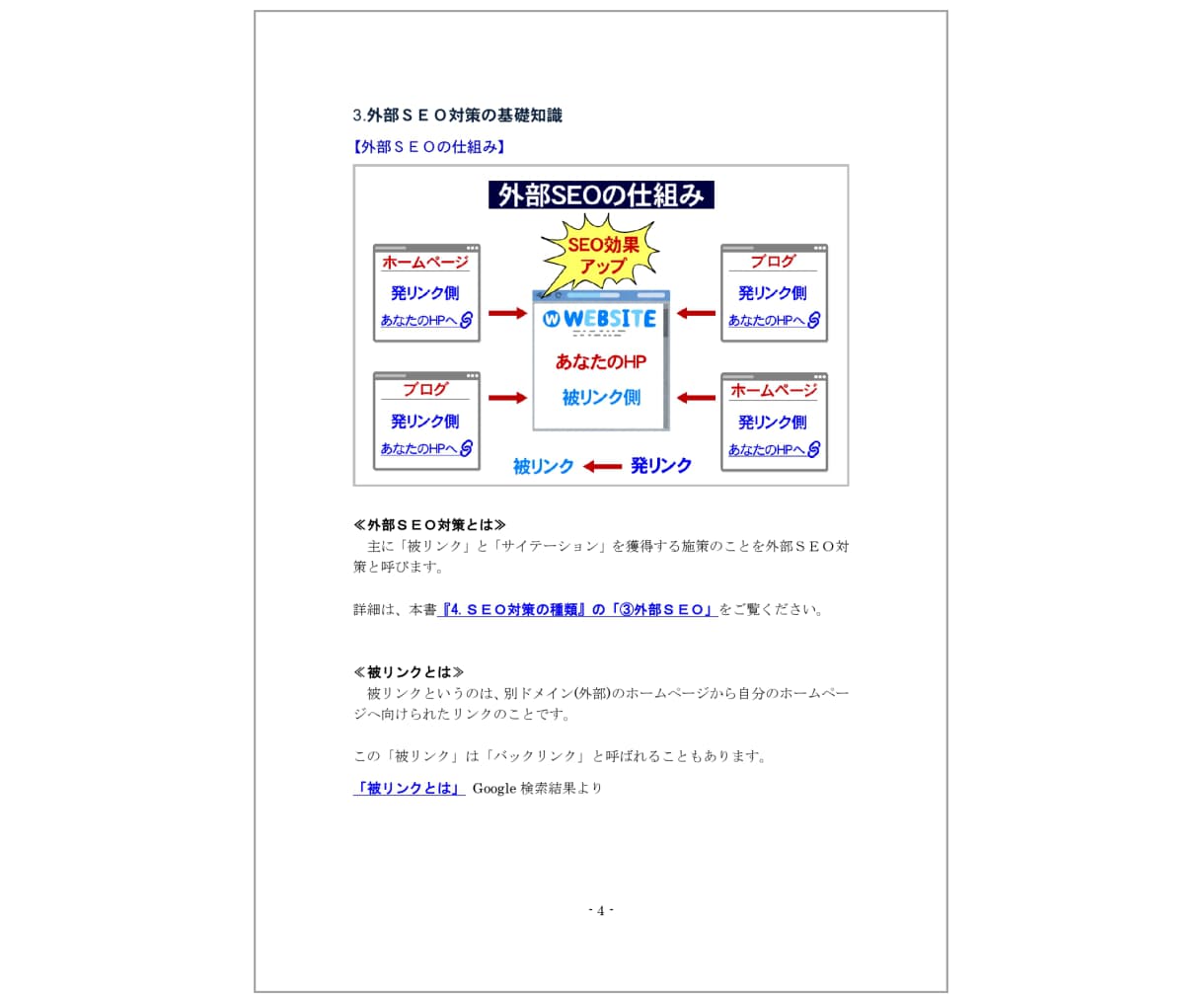 実践･外部ＳＥＯ対策教室｜自分で施策できます ＋【知識編/実践編】外部ＳＥＯ対策ＰＤＦハンドブック２冊付属 イメージ6