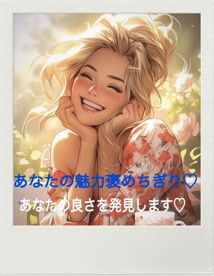 120％全力であなたをほめちぎり応援しちゃいます ほめられたい・自己肯定感が低いあなた受け取ってほしい♡ イメージ1