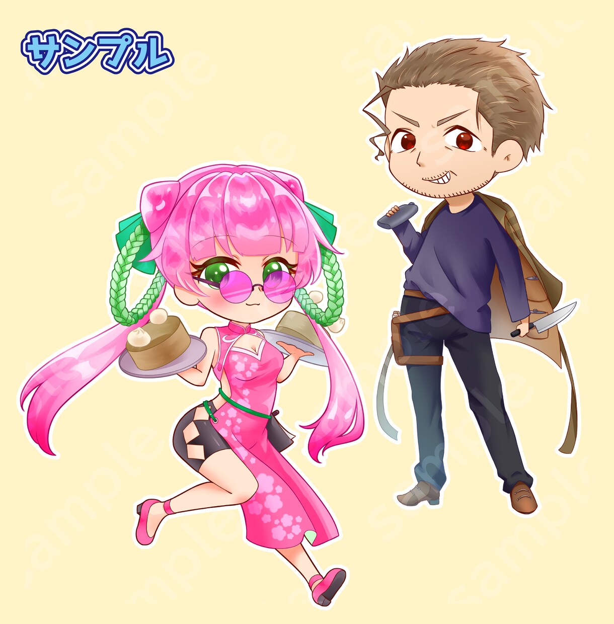 デフォルメキャラ制作します 【商用利用可】動画やグッズなどに使えるイラストが必要な方に！ イメージ7