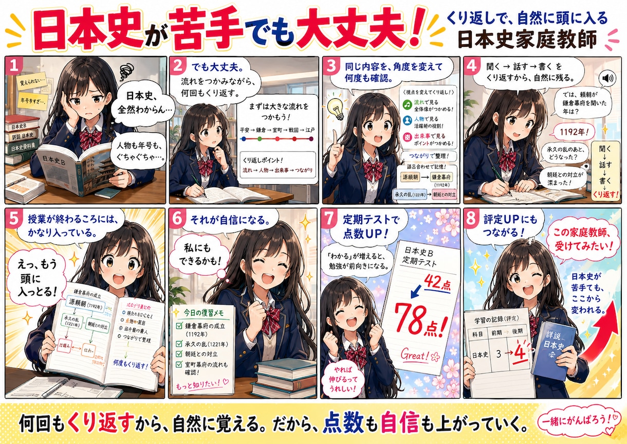 日本史【大手予備校プロ講師】成績UPに貢献します 中高一貫校で日本史キャリア３０年のエッセンスお伝えします！ イメージ2