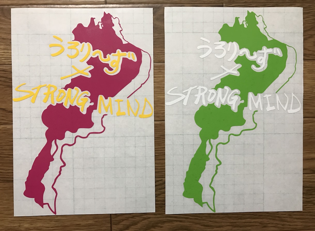 お好きなデザインでステッカー作ります お好きなイラストや文字で☆ステッカー込みの値段です。 イメージ3