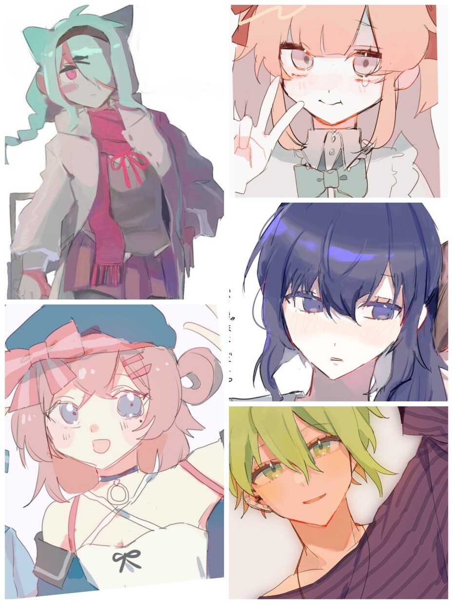綺麗でかわいい雰囲気のイラストを制作します アイコン、1枚絵、キャラデザなどお描きします イメージ2