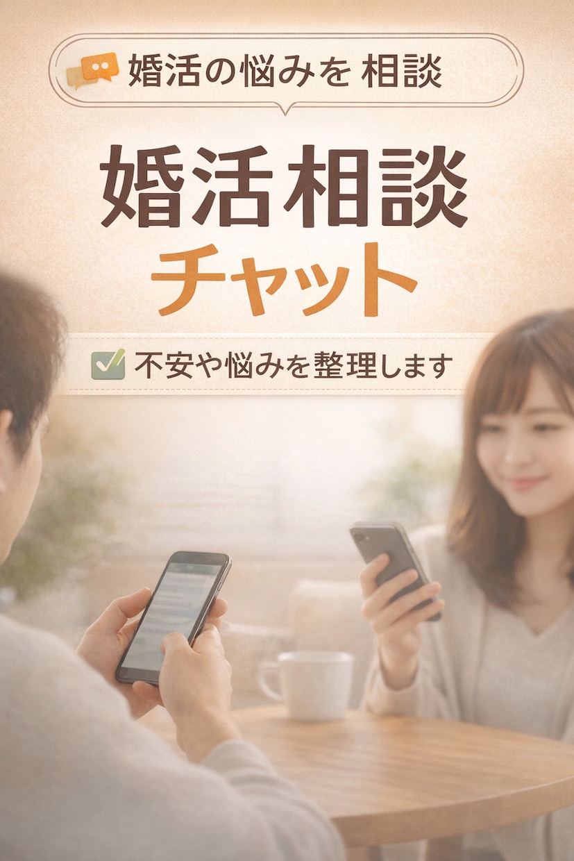 婚活中のメンタルサポートを2週間します 男性目線で婚活の不安、悩みや孤独の相談相手になります イメージ1