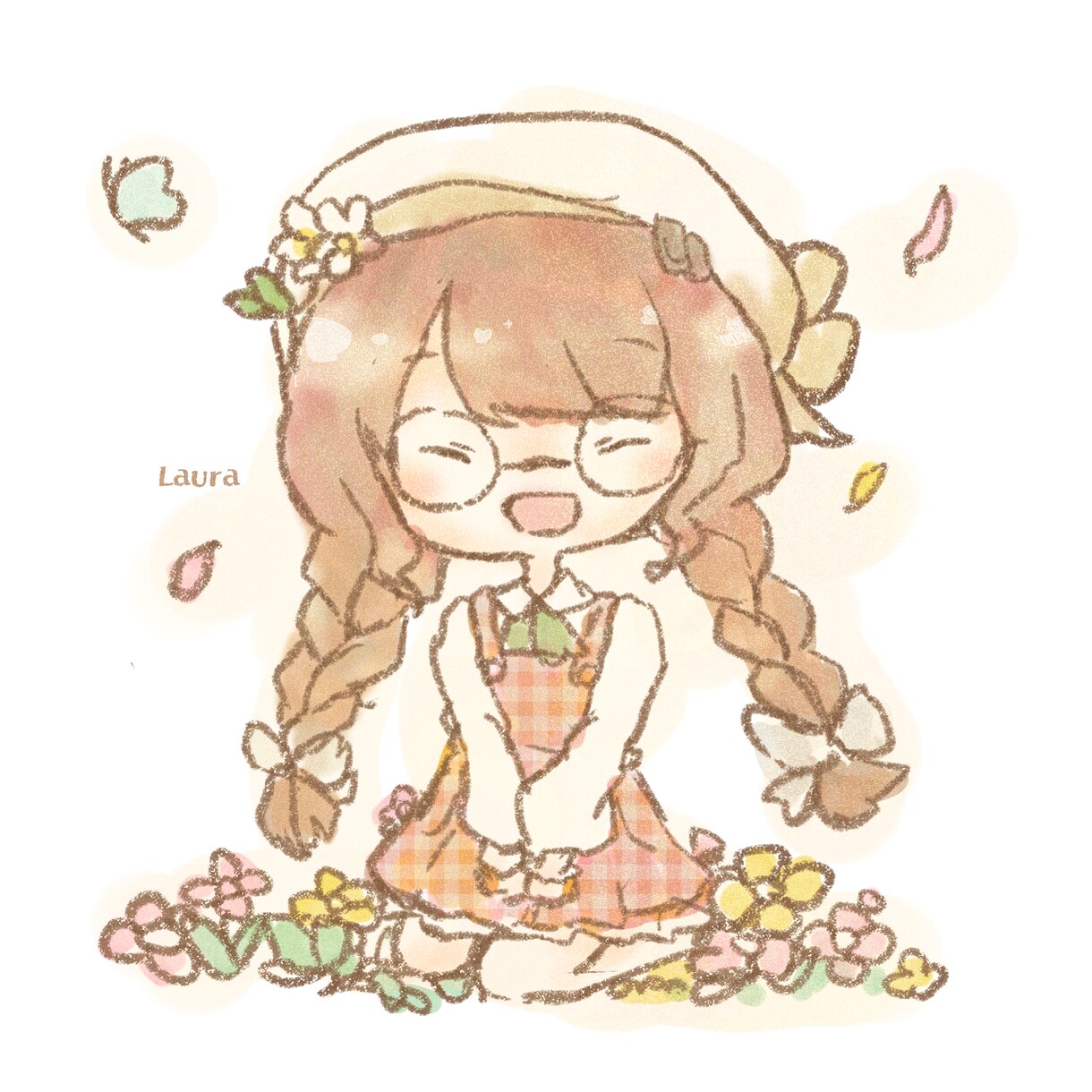 アイコンに最適！バストアップイラストを描きます 水彩画風で柔らかい印象の色使いがよいアイコンが得意です イメージ7