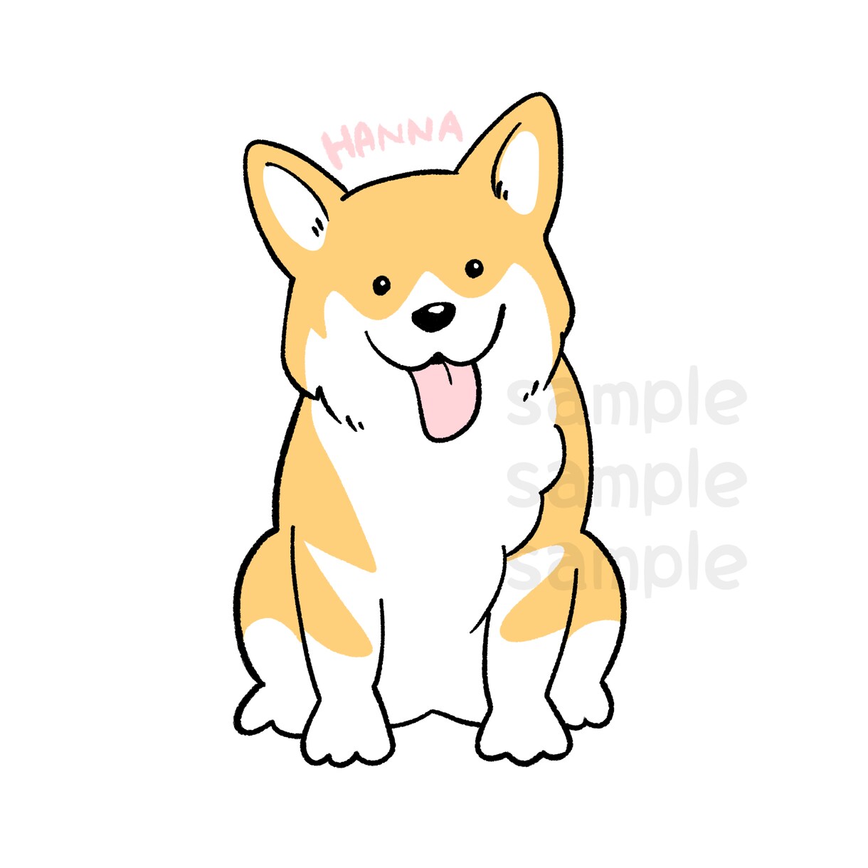 ほっこり☺︎シンプルなイラスト作成します 商用OK！ちょっとした挿絵や記念に◎ イメージ6