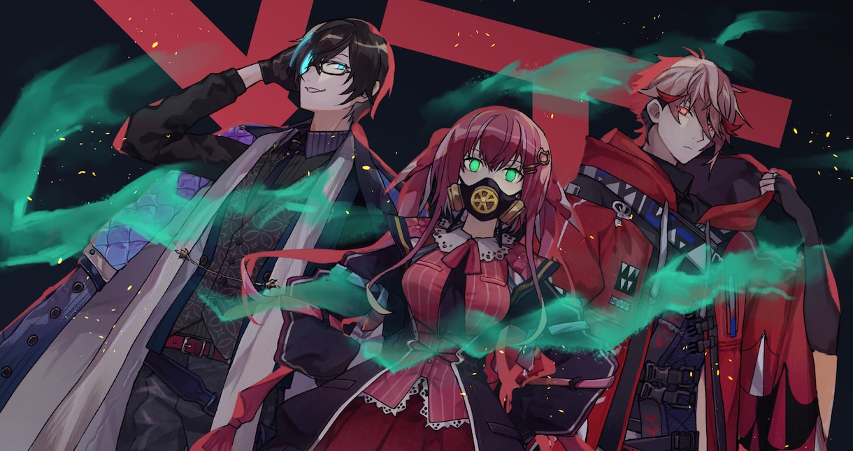 あなたの活動にご協力！キャラクターイラスト描きます 漫画・アニメ風の全身イラスト、複数人を描くのが得意です！ イメージ8