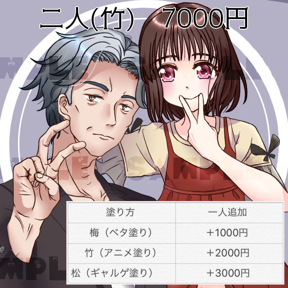 オリジナルアイコンを描きます SNSで使えるあなただけのアイコンを描かせていただきます!! イメージ3