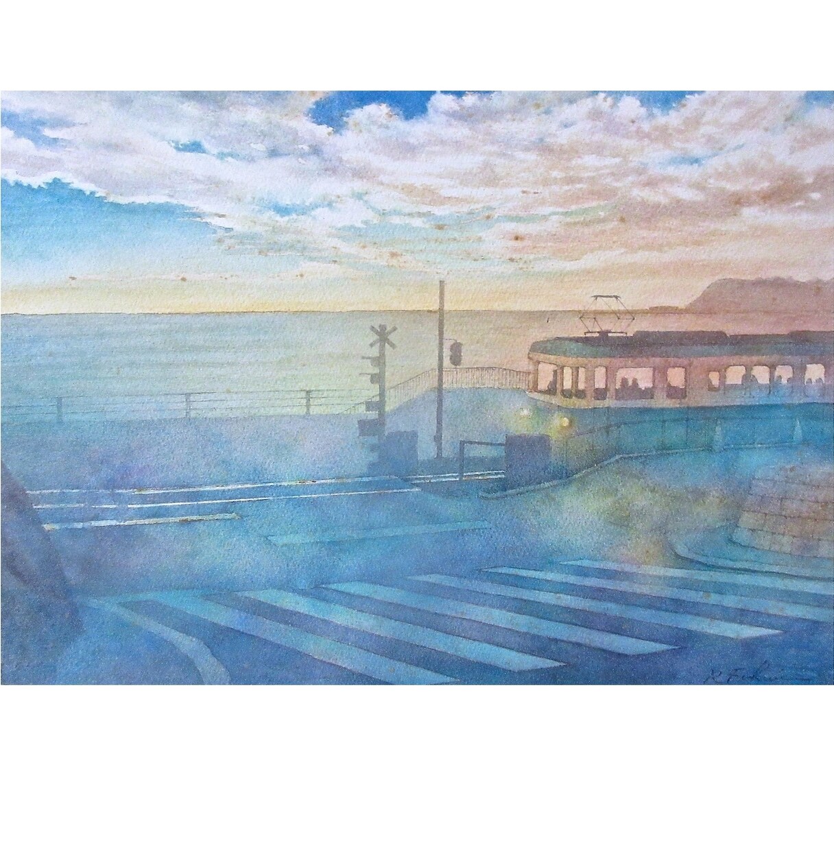 透明水彩で本格的な風景や花・静物を描きます 思い出の風景やお気に入りの花、商用利用もOKです イメージ4