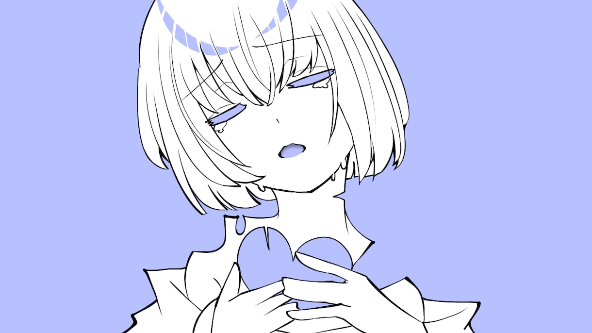 ボカロ曲歌ってみたMV、これらのイラストを描きます ご要望に沿った絵を描きます！(バストアップ構図のみ) イメージ6