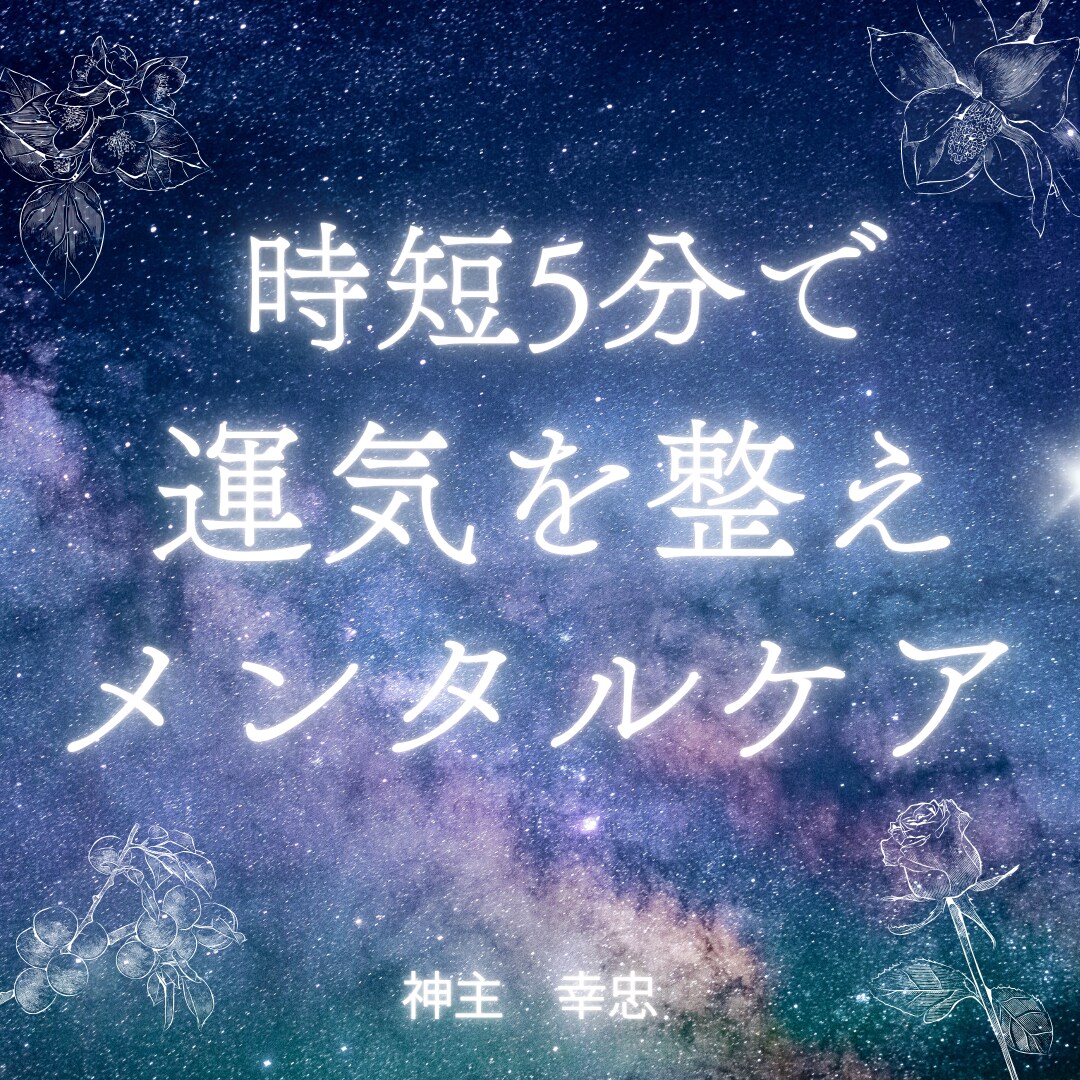５分｜時短で運気、メンタルパフォーマンスを整えます スキマ時間で出来る、毎日習慣化できる電話セッション イメージ1