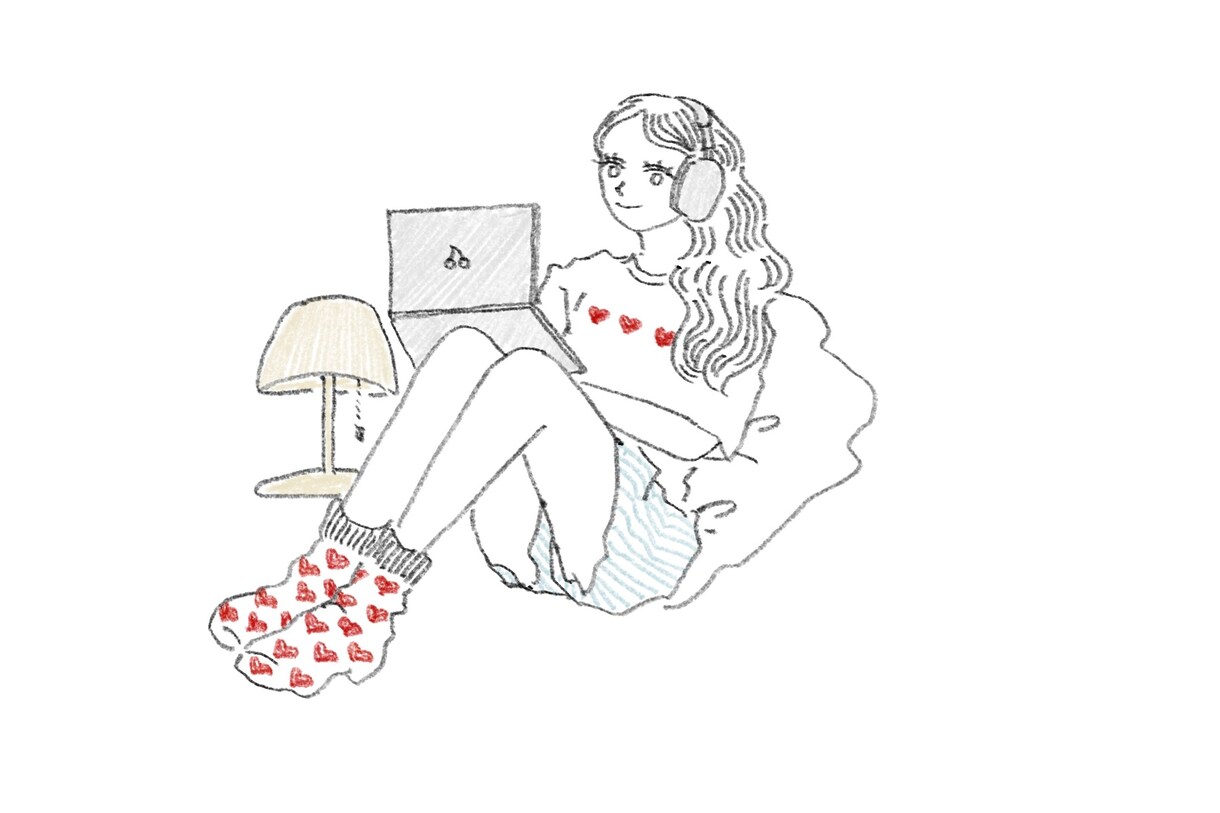 SNS・note用大人可愛いイラスト描きます 気分に寄り添うやわらかイラスト作成します イメージ5