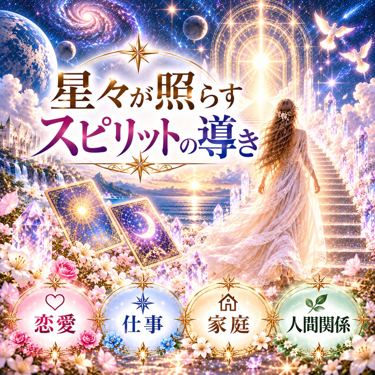 高次元♾️天使のささやき✨スピリットの愛で導きます 恋愛、仕事、家庭、人間関係、お悩み寄り添い鑑定します イメージ1