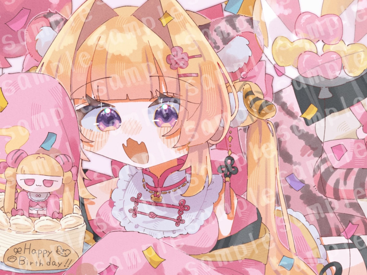商用利用OK！歌みたサムネ,1枚絵など描きます ゆるふわに,可愛く仕上げます！SD等身いろいろ イメージ1