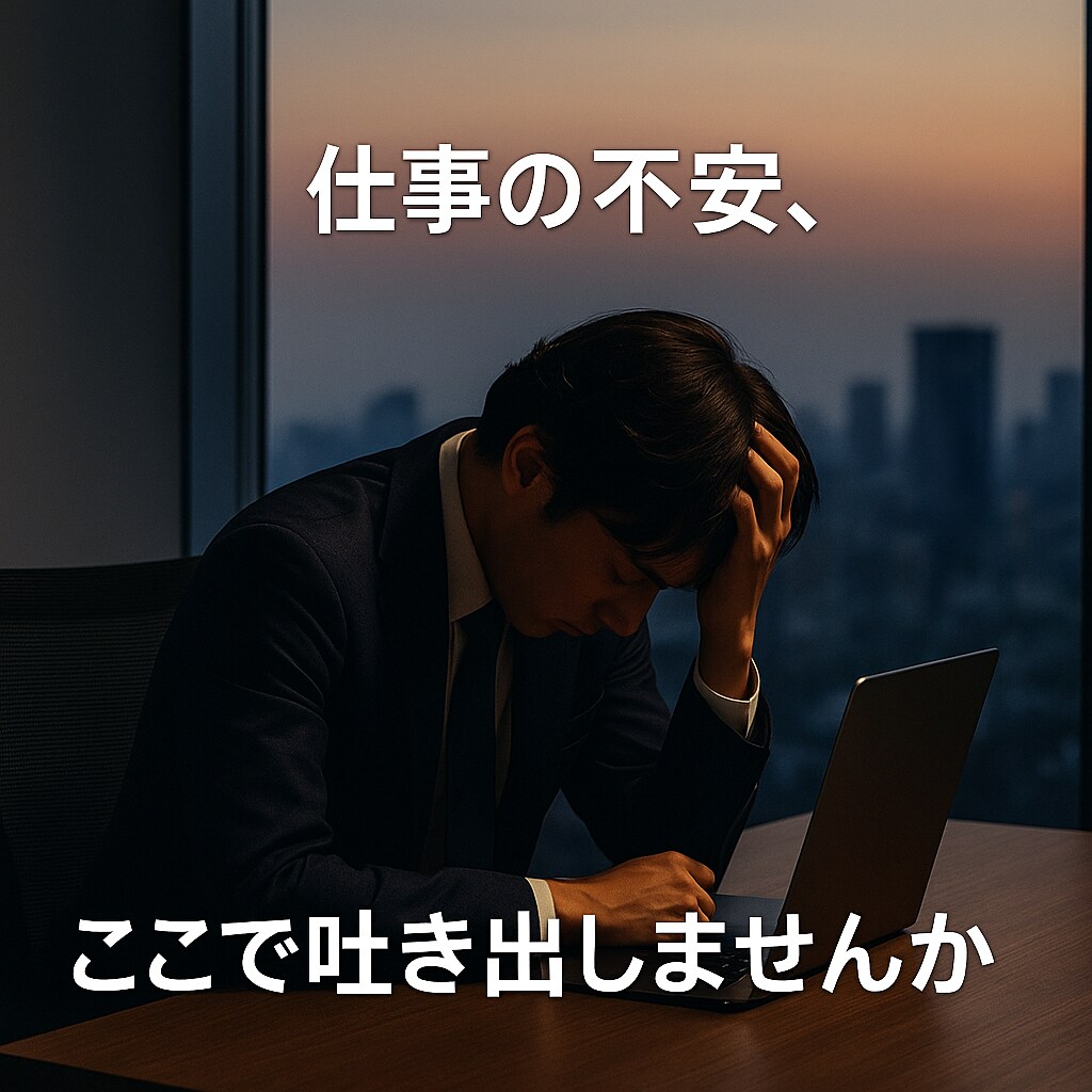 もう限界…そう感じたら。仕事・悩み、何でも聞きます 仕事、職場、人間関係、悩み相談、キャリア イメージ6