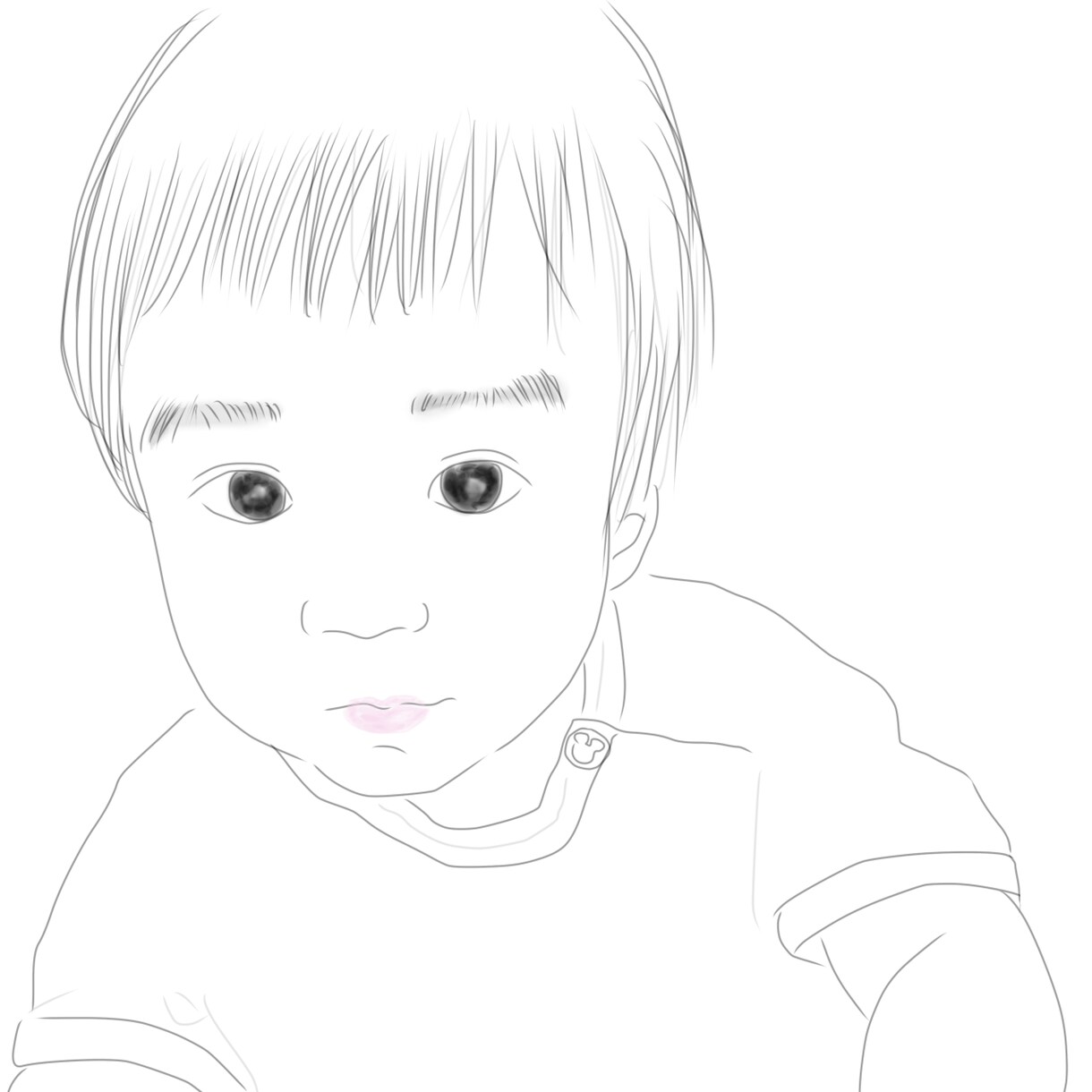 お気に入りの写真をイラストにします 全て指描き！指描きならではのイラストを2児のママが制作！ イメージ9