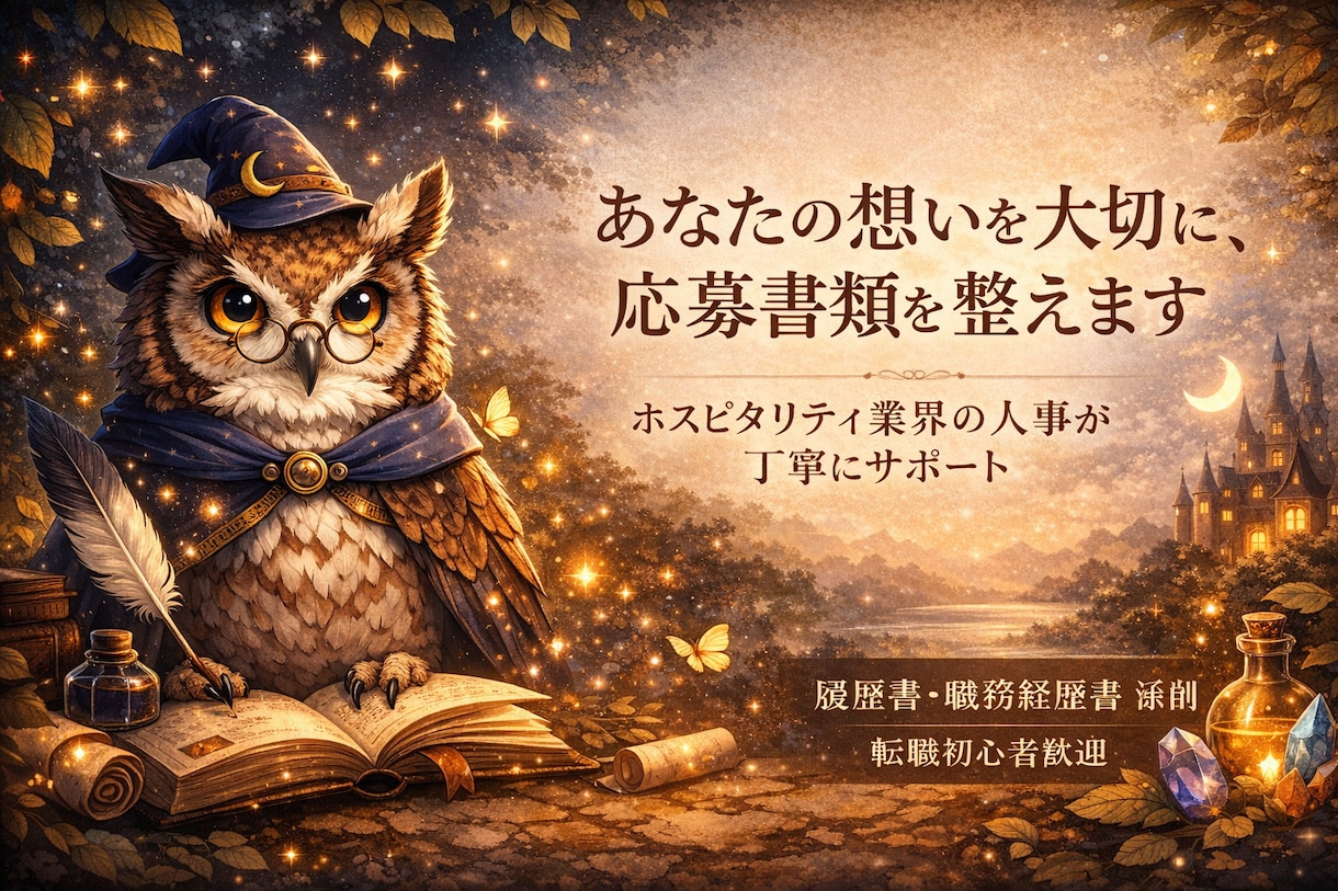 現役採用担当が、通る履歴書・職務経歴書にします 【現役採用人事】が就職・転職の成功をサポートします！ イメージ1