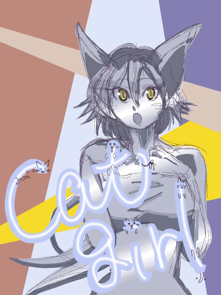 商用利用可！動画イラスト、キャラデザ承ります 90年代後半っぽい懐かしい絵柄なんてどうでしょうか イメージ1