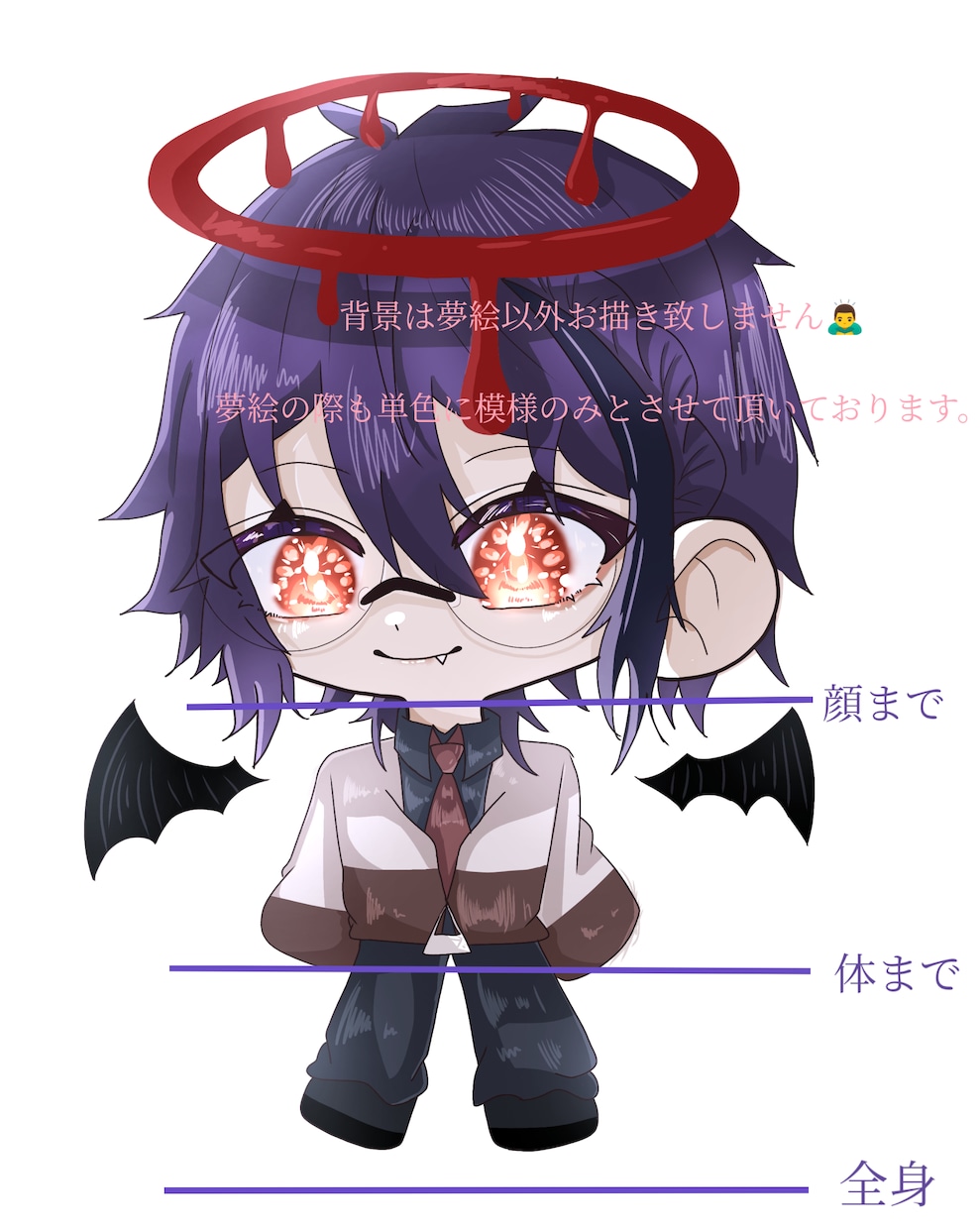 デフォルメで夢絵、アイコン等描きます 可愛い絵柄のデフォルメでイラスト描かせていただきます！ イメージ2