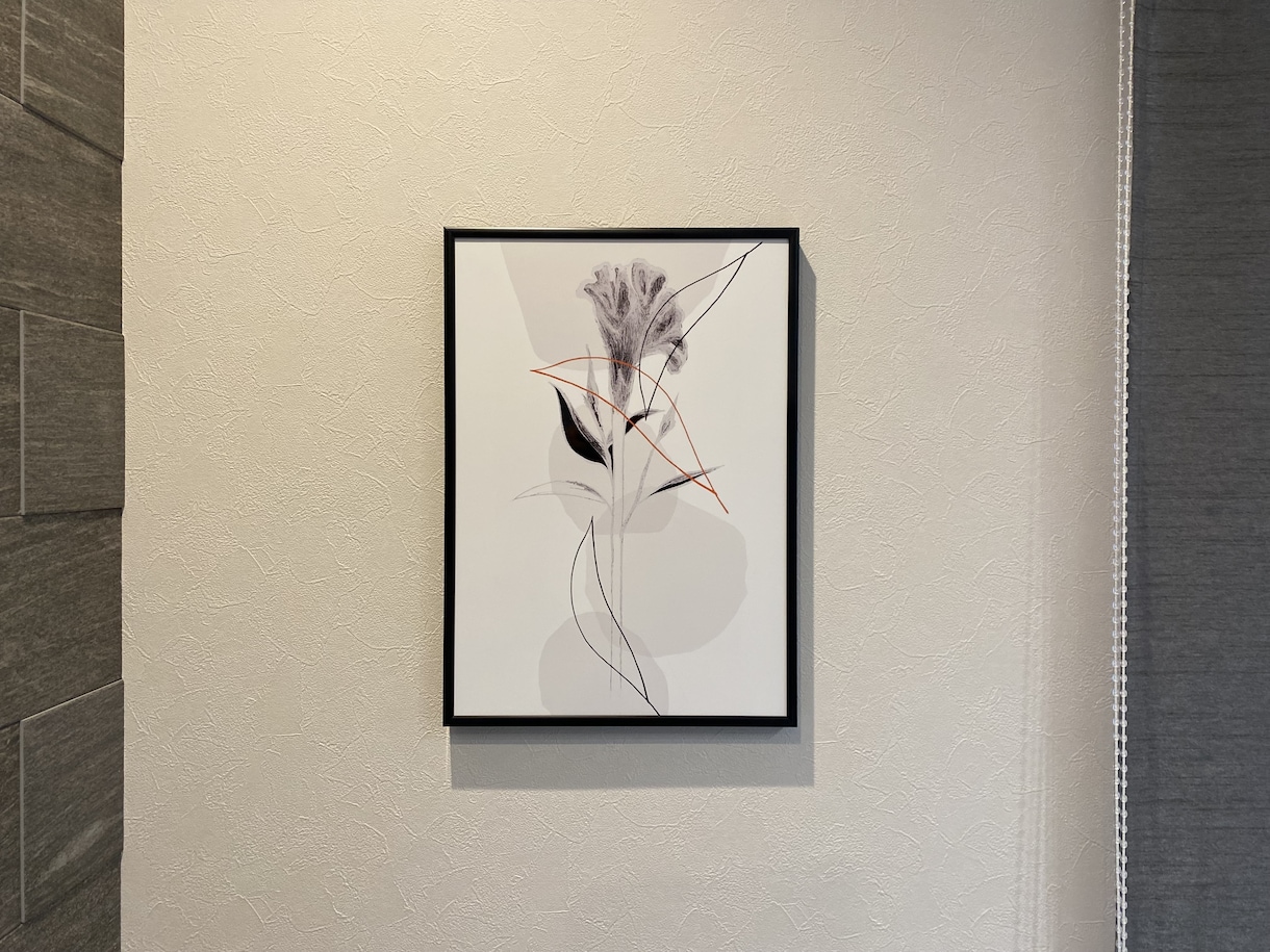 インテリアに映える墨絵アートを販売します スタイリッシュなフォルムで どんなインテリアにもマッチします イメージ2