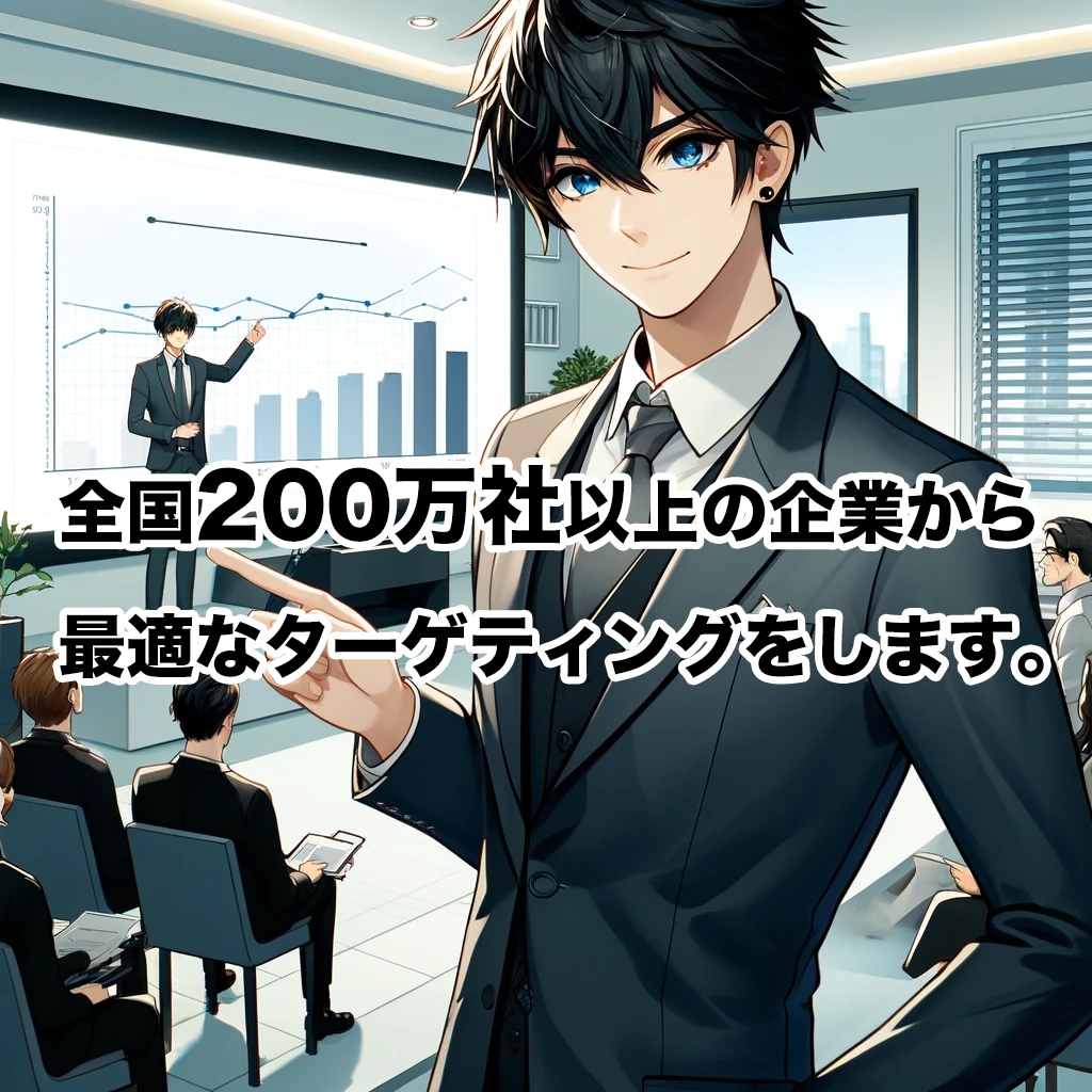 お問い合わせフォームに１０万社の営業代行します リスト作成から送信まで。5件のアポ保証！ イメージ2