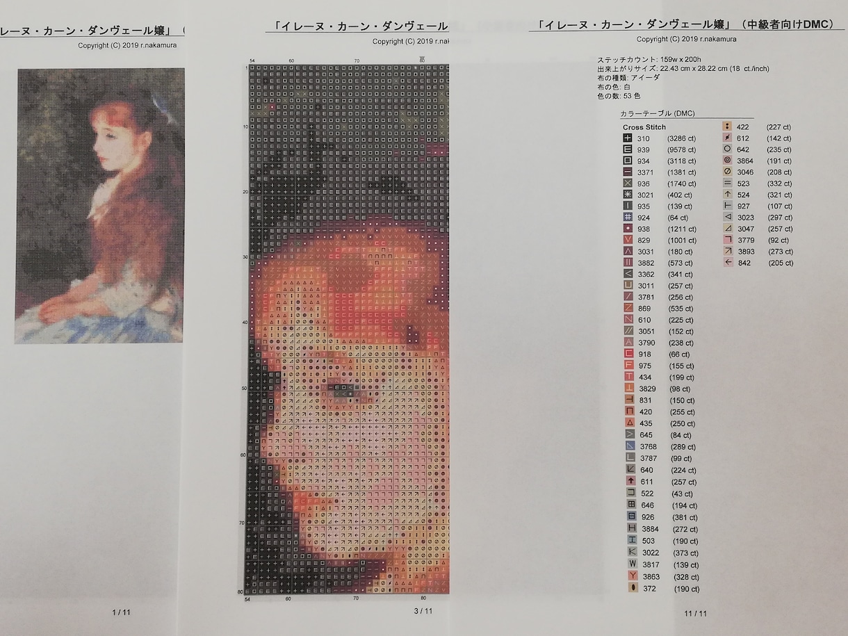 写真やイラストからクロスステッチ図案つくります 見積もり無料!お試し制作可能です。お気軽に利用してください。 イメージ6